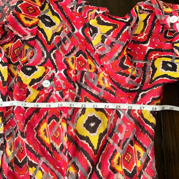 Ruby Rd. Multicolor Geometric Top - Picture 9 of 11